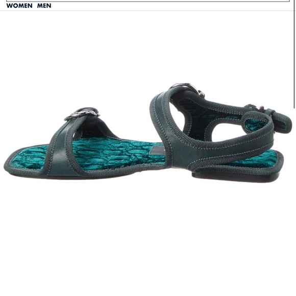 FERRAGAMO LEATHER SANDAL - Picture 1 of 7